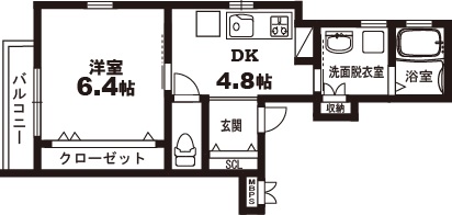 シェルクレールの間取り