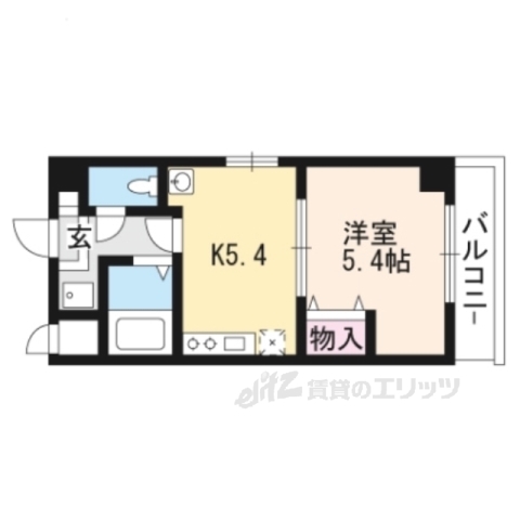 太陽ハイツ西大路の間取り