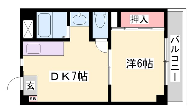 ファーストイン広畑の間取り