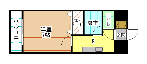 北九州市小倉南区守恒のマンションの間取り