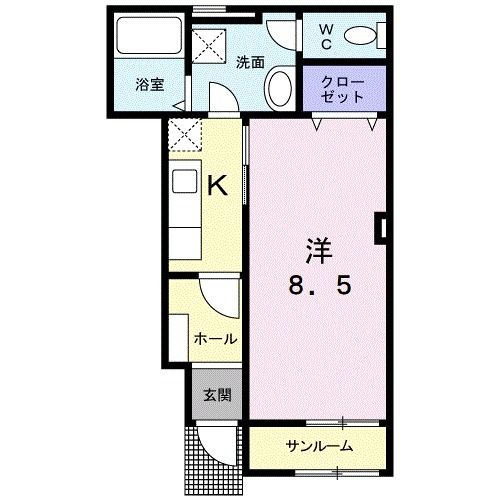 ライツ・レーベンIIの間取り