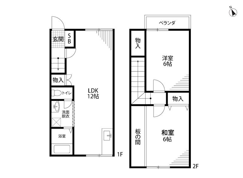 グランディールIの間取り