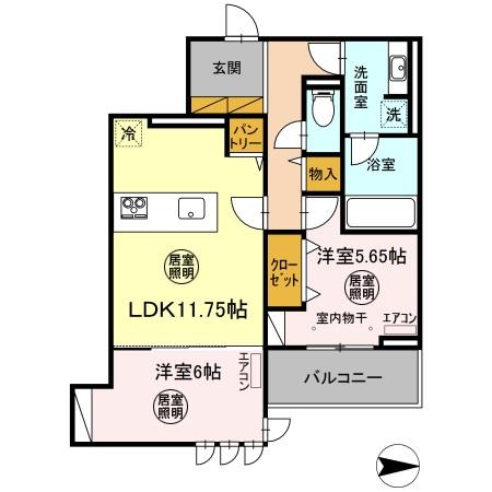 アピシウスの間取り