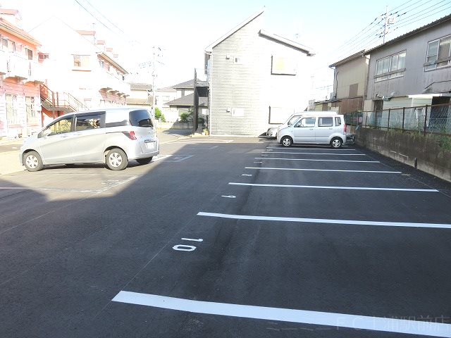 【稲敷郡阿見町大字阿見のアパートの駐車場】