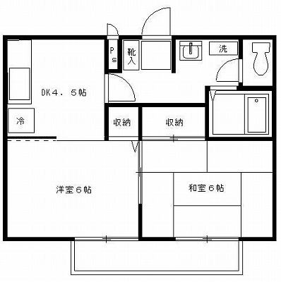 サンガーデンイママン　Ｃの間取り