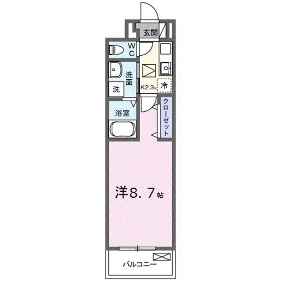 府中町鶴江アパートの間取り