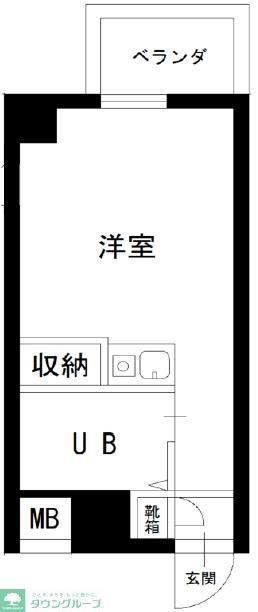 横浜市都筑区仲町台のマンションの間取り