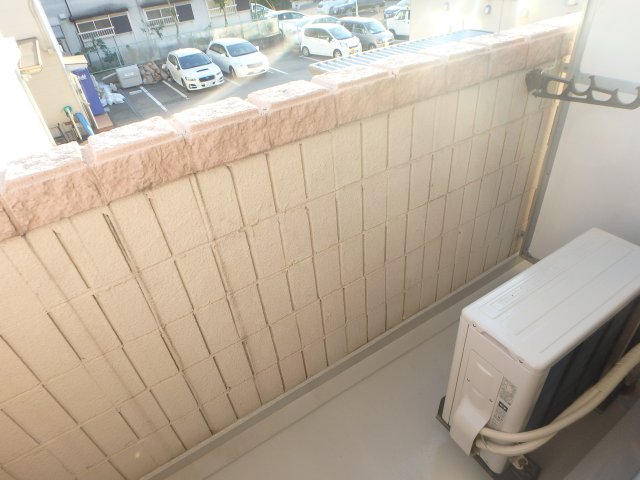 バルコニー　お洗濯が快適なバルコニー