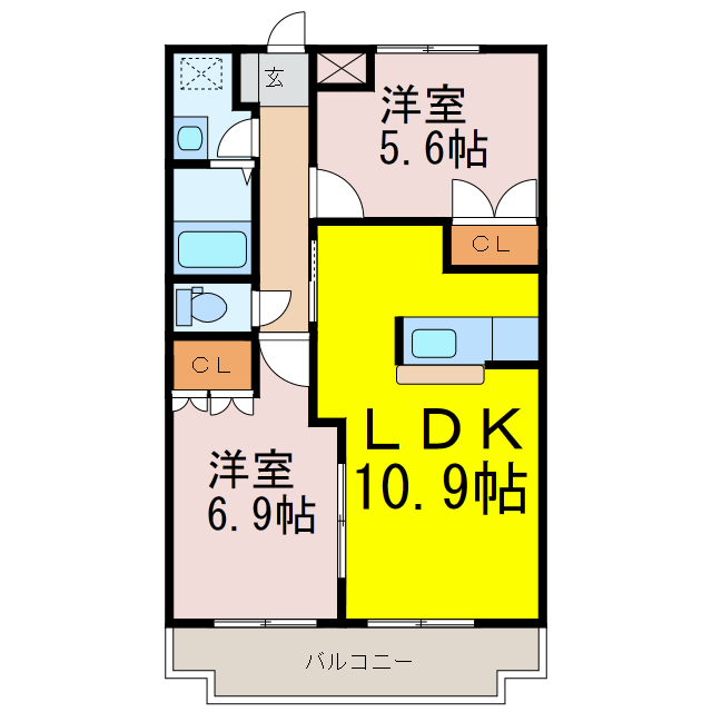 コンフォートの間取り