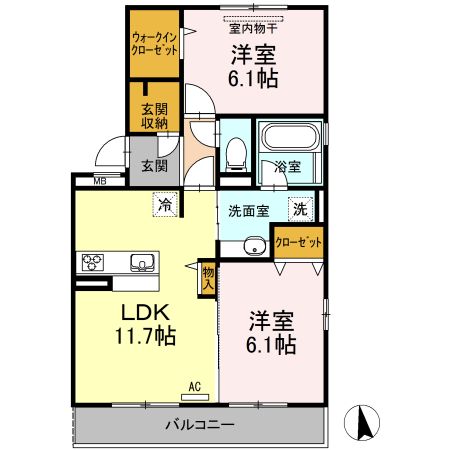 ヒルサイド１７１の間取り