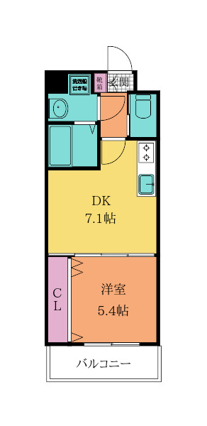 ザ・レジデンス香春口三萩野駅前の間取り