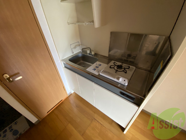 キッチン　キッチンはガスコンロ付きで嬉しいですね。