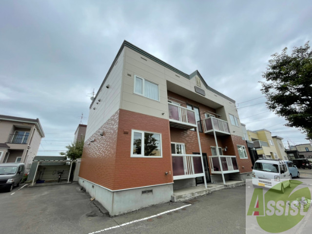 建物外観　札幌市北区新川西２条「ビューシャトー３」