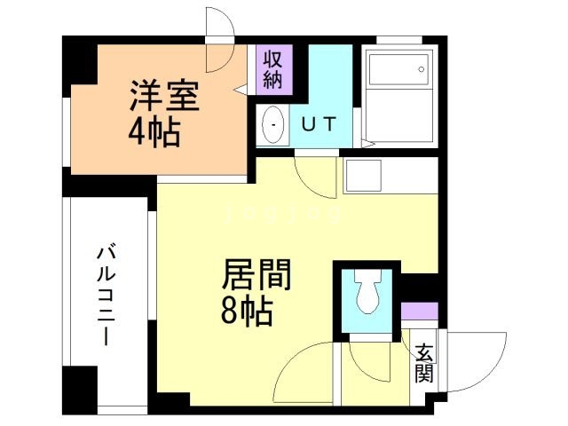 札幌市北区北三十九条西のマンションの間取り