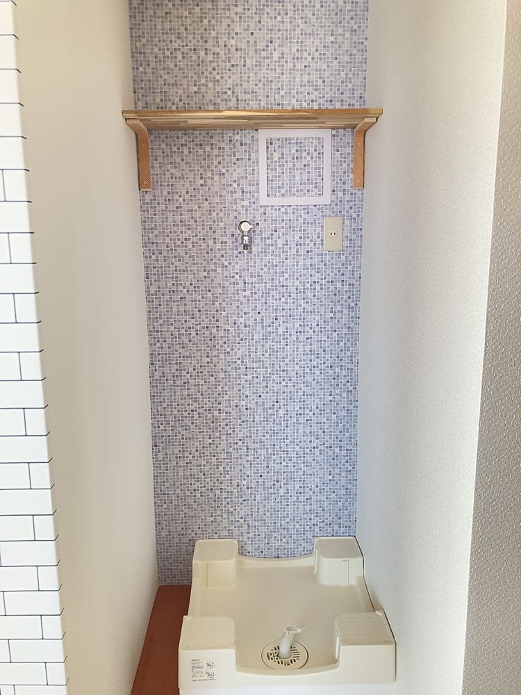 洗面設備　洗濯機置き場