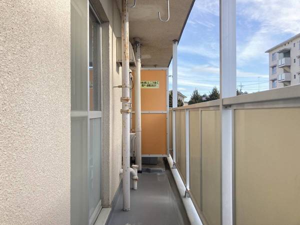 バルコニー　ビレッジハウスの同一物件・同一タイプの間取りの写真です