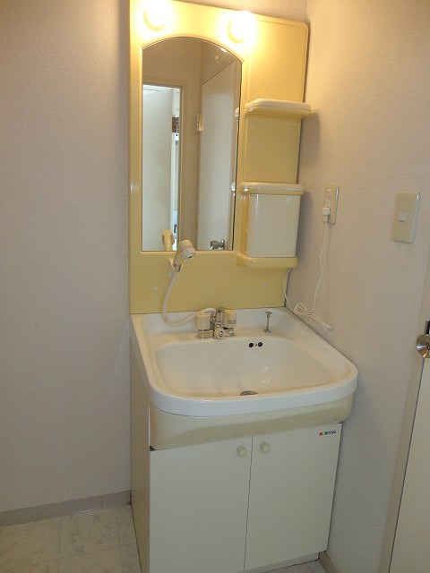 洗面設備　写真は202号室です（参考）