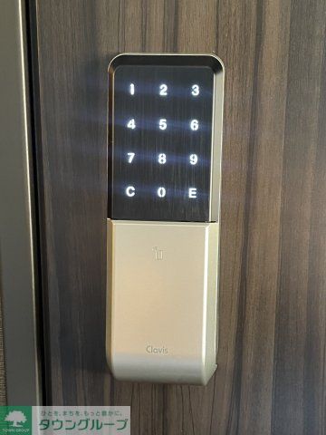 セキュリティ　各住戸に電池錠