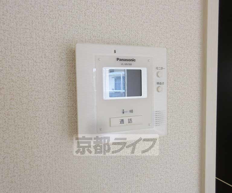 セキュリティ　モニター付きです！