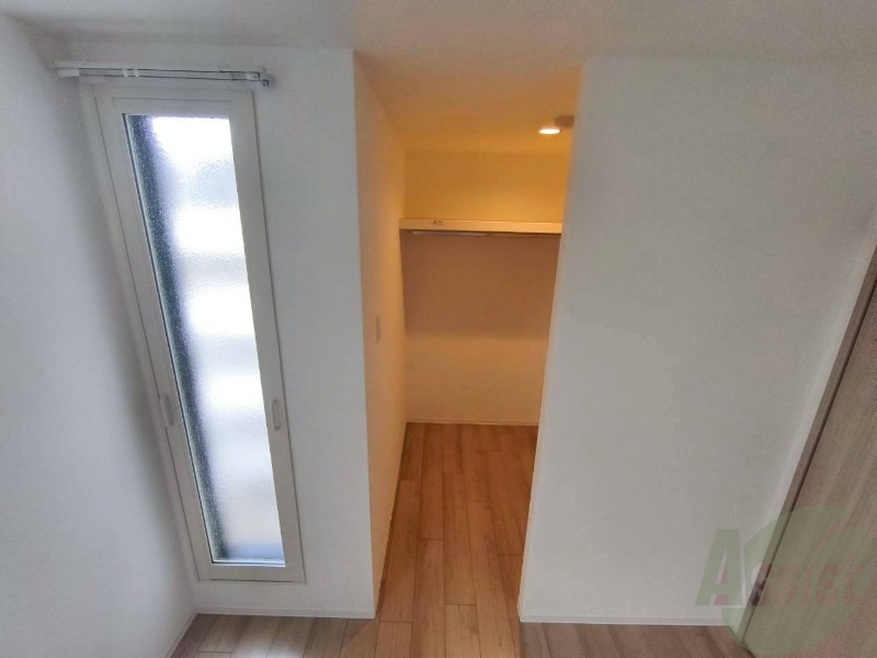 収納　洋室にはクローゼットがあるのですっきり片付きそうです。