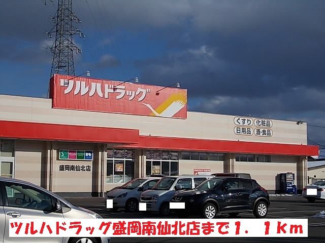ドラックストア　ツルハドラッグ盛岡南仙北店（ドラッグストア）まで1100m