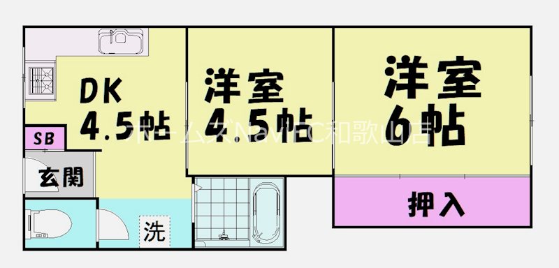 岩尾マンションの間取り写真