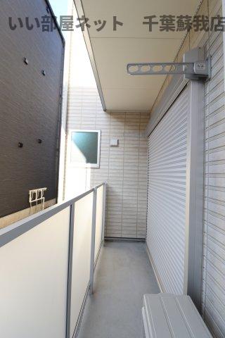 バルコニー　広々としたバルコニーです