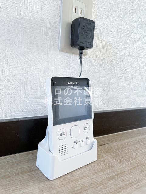 セキュリティ　訪問者が一目で分かるＴＶモニタ付インターホンです！