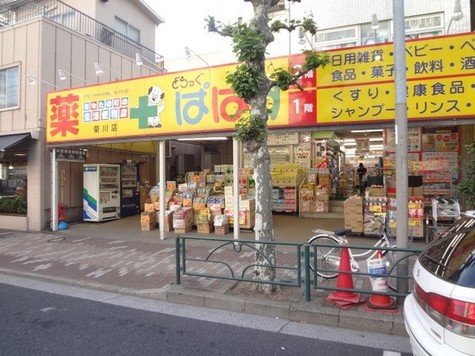 ドラックストア　どらっぐ ぱぱす 菊川店（ドラッグストア）まで97m