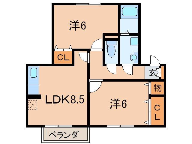 レークタウンの間取り写真