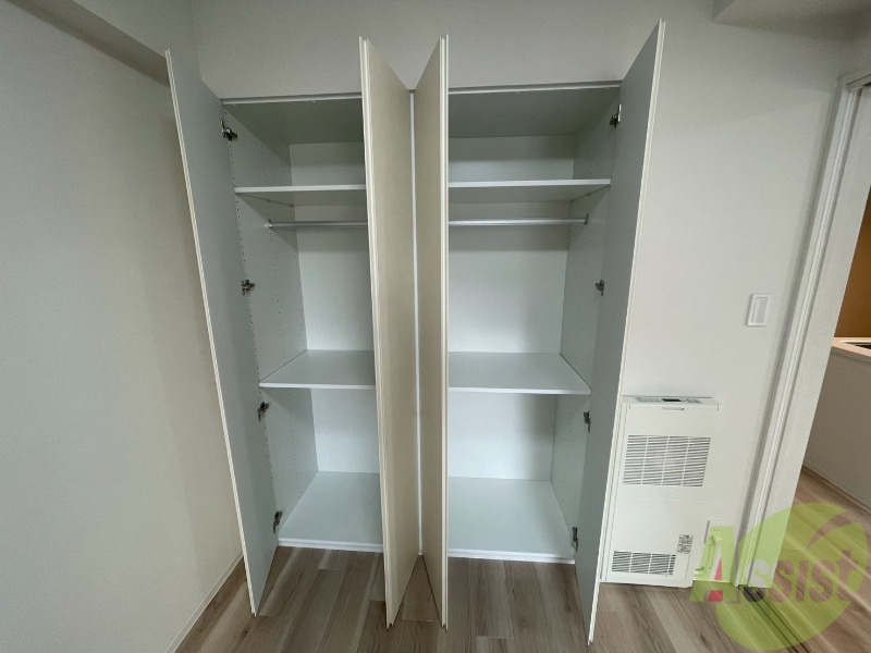 収納　収納もバッチリあるのでお部屋が片付きますよ！