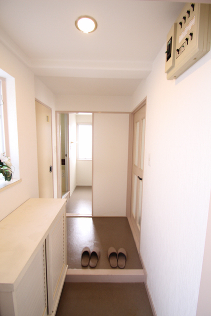 玄関　玄関からの眺め