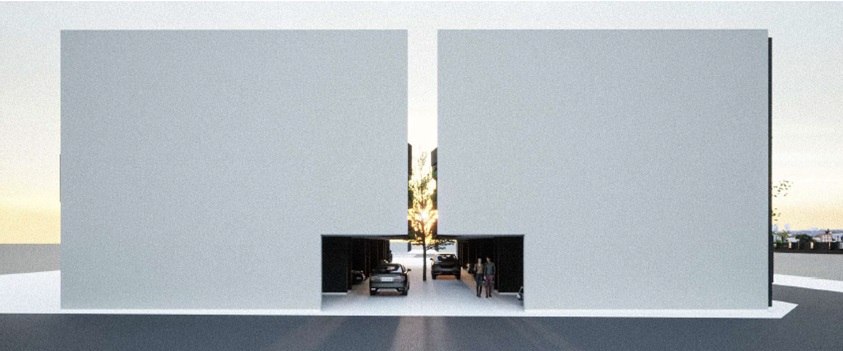 駐車場　※パース図