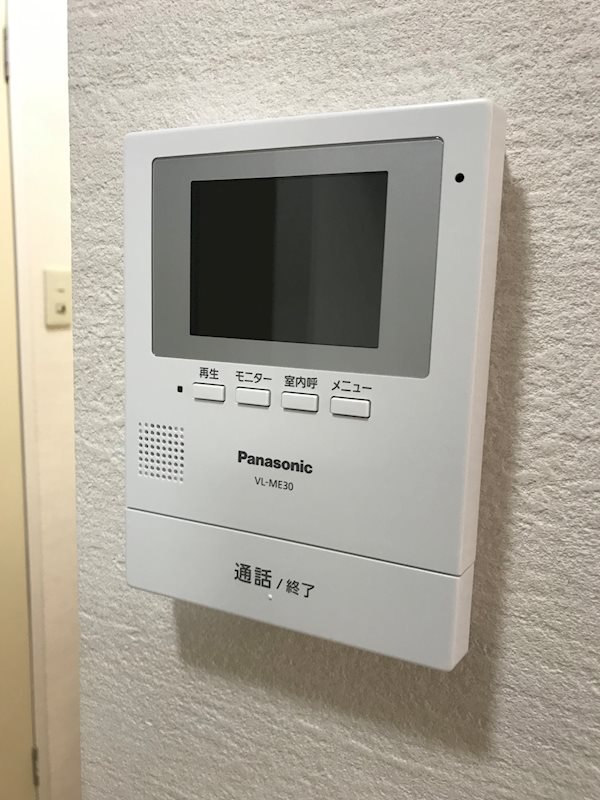 セキュリティ　TVドアホン（録画機能付き）です。