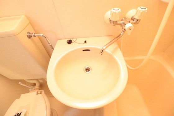 洗面設備　※別号室の写真です