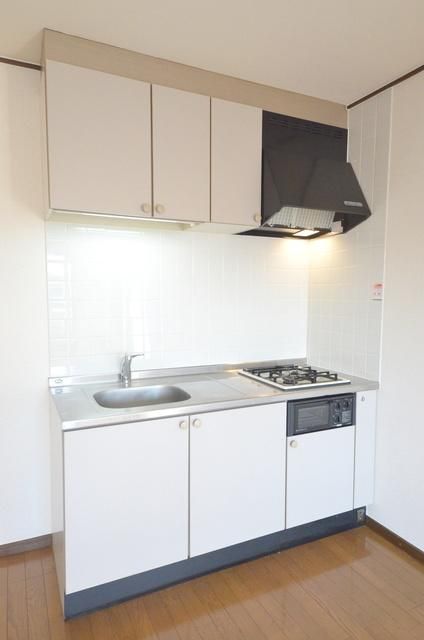 キッチン　★グリル付き2口ガスシステムキッチン★