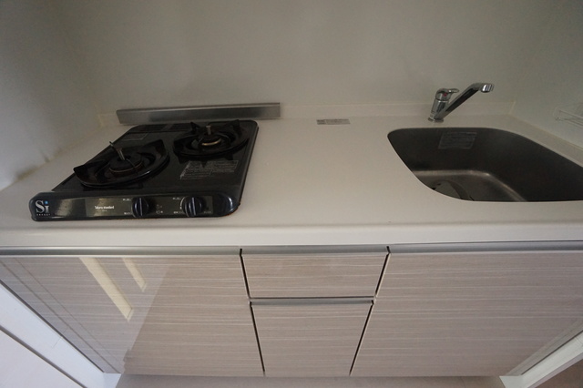 キッチン　1階は青色になります。