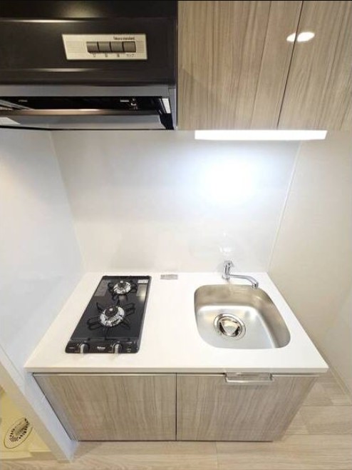 キッチン　システムキッチン２口コンロ