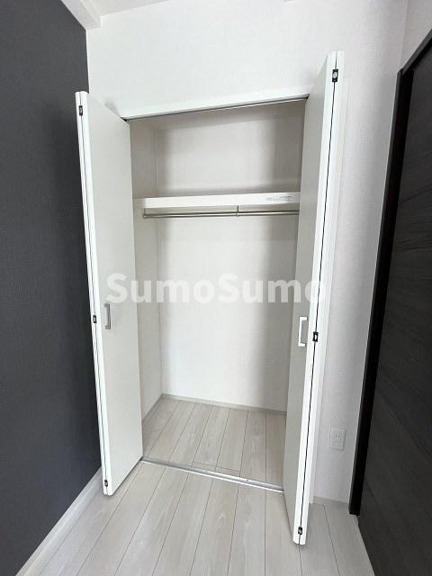 収納　たっぷりとした収納スペースです