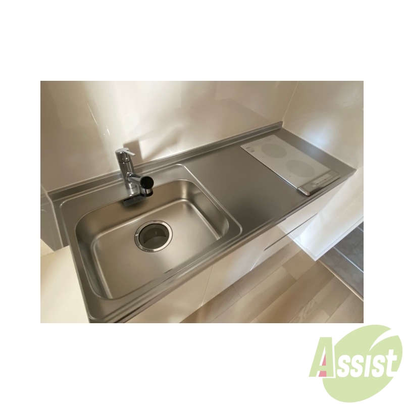 キッチン　シンクも広く、使いやすそうなカウンターキッチンです