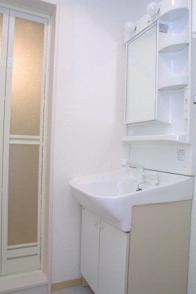 洗面設備　シャワードレッサー付きです！