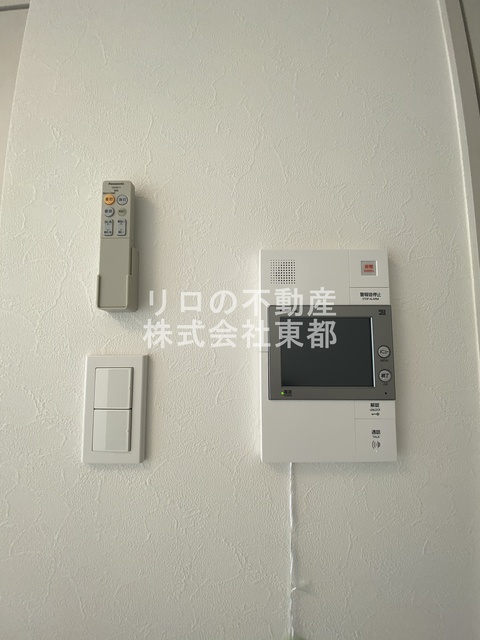 セキュリティ　訪問者が一目で分かるＴＶモニタ付インターホンです！