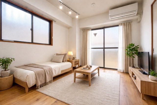 居室・リビング　家具配置イメージ画像です