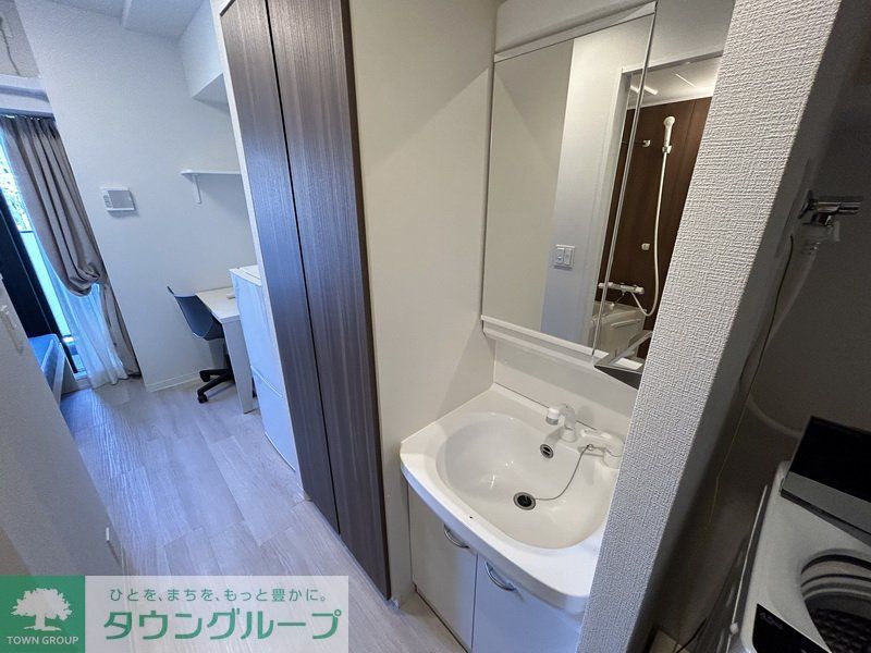 洗面設備　同物件別部屋写真