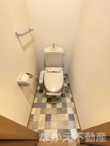 トイレ　ゆったりとした空間のトイレです