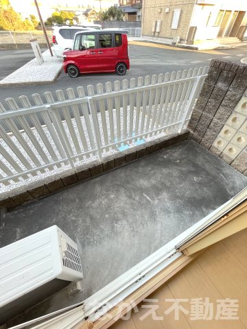 バルコニー　落ち着いた時間を過ごせるバルコニーです