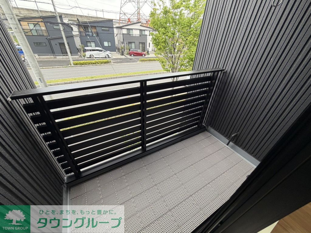 バルコニー　庭