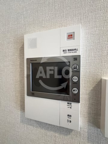 セキュリティ　コンフォリア・リヴ博労町一丁目Q　モニター付きインターホン