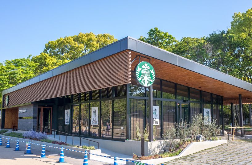 飲食店　スターバックスコーヒー 大阪城公園店（飲食店）まで850m