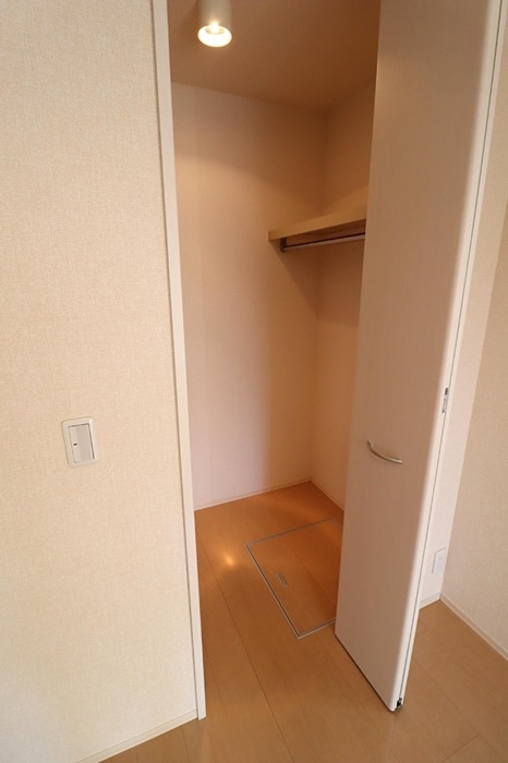 収納　ウォークインクローゼットです。